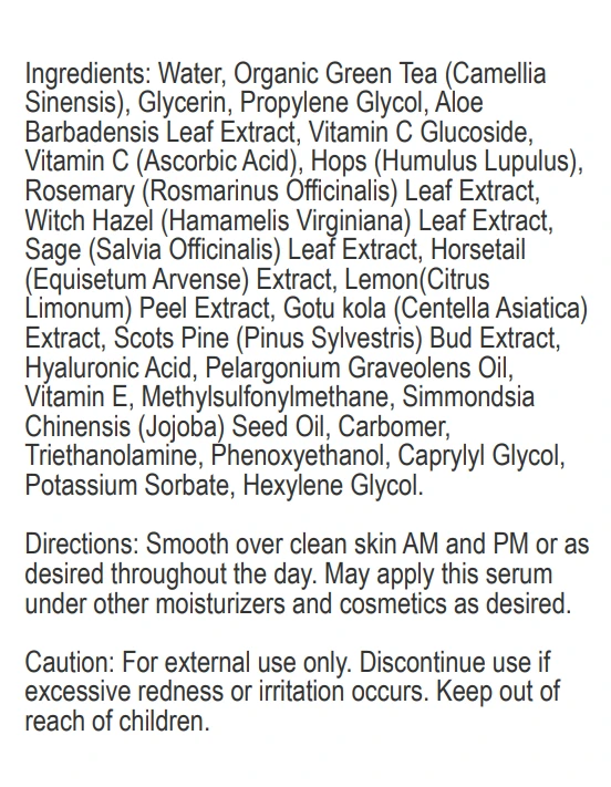 Promos Town 2 Super C Serum ingredients